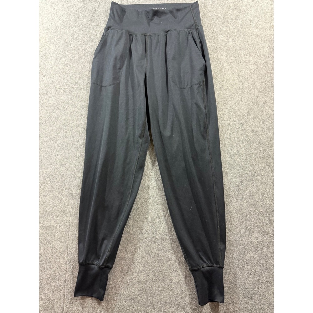 SPANX Soft and Smooth High Rise Slim Joggers Sweatpants Black Medium M
